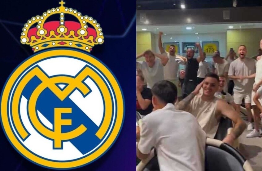 فرحة هستيرية بعد وقوع بطل كازاخستان مع ريال مدريد في دوري الأبطال