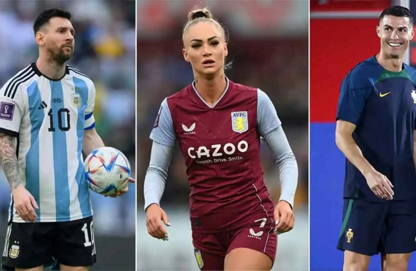 "مغازلة مبابي".. أليشا ليمان تختار خليفة كريستيانو رونالدو وميسي