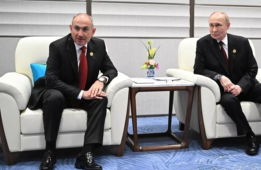 بوتين خلال لقاء باشينيان: الحكومتان الروسية والأرمنية على تواصل دائم