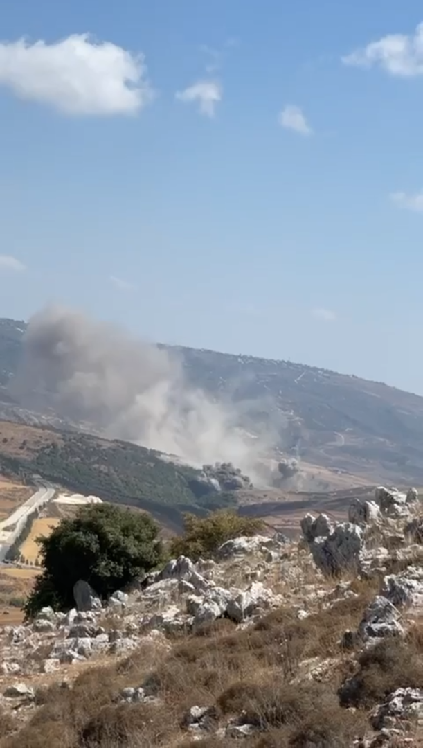 الجيش الإسرائيلي يعلن استهداف بنى تحتية ومنصة صاروخية تابعة لـ"حزب الله" في جنوب لبنان (فيديو)