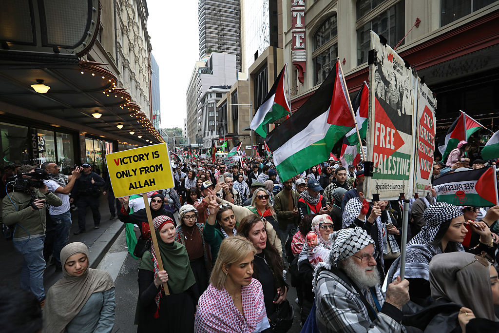 مظاهرات حاشدة في أستراليا دعما لفلسطين وسط تصاعد التوتر مع إسرائيل