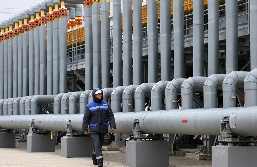 ارتفاع صادرات الغاز من روسيا إلى أوروبا