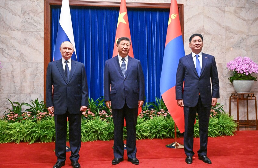 لقاء ثلاثي يجمع رؤساء روسيا والصين ومنغوليا في بكين