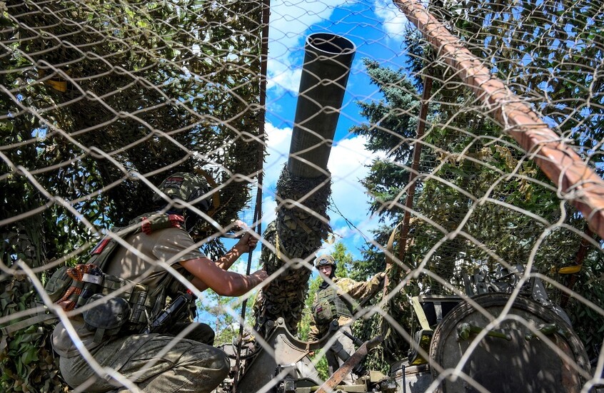 الجيش الروسي يبدأ إنشاء منطقة عازلة في دنيبروبتروفسك جنوب شرق أوكرانيا