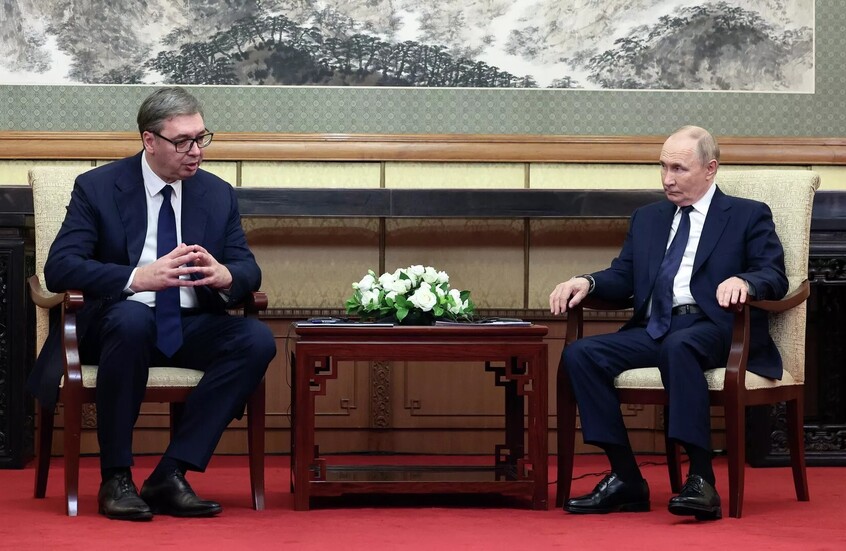 فوتشيتش: الحوار مع بوتين في بكين كان صريحا وبالغ الأهمية