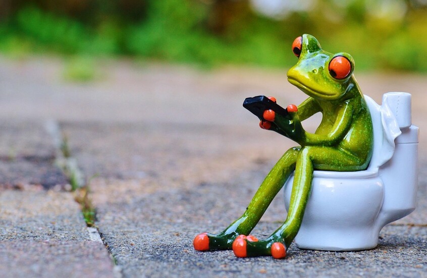 استطلاع: الهاتف الذكي رفيق دائم للشباب الألماني في المرحاض