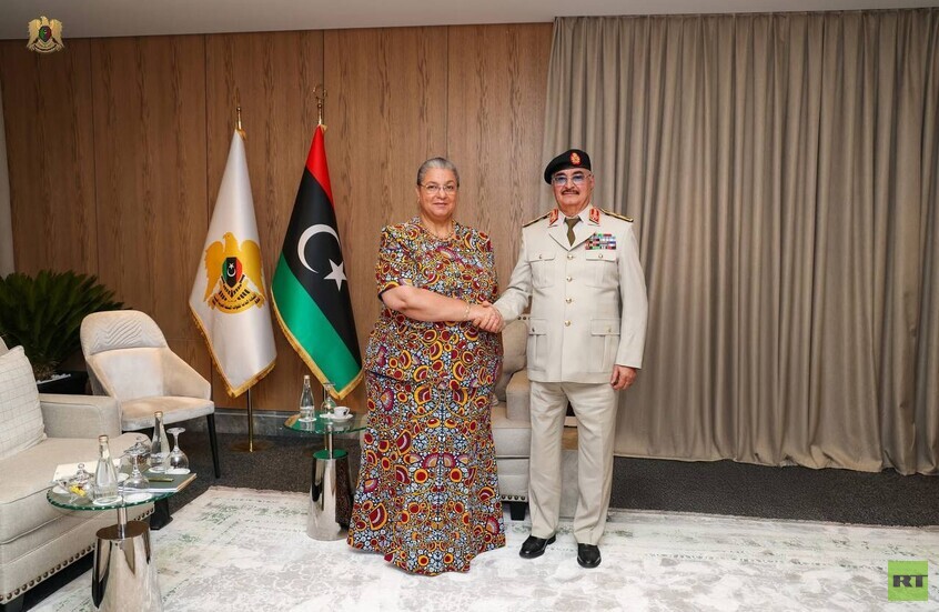 ليبيا.. حفتر يبحث مع المبعوثة الأممية سبل احتواء التوترات الأمنية في العاصمة