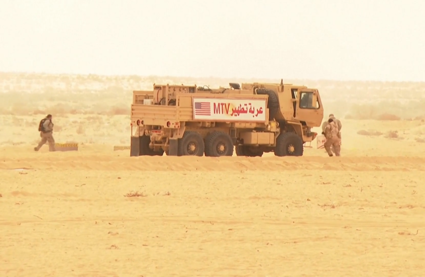 مشاهد من التدريبات المصرية الأمريكية المشتركة