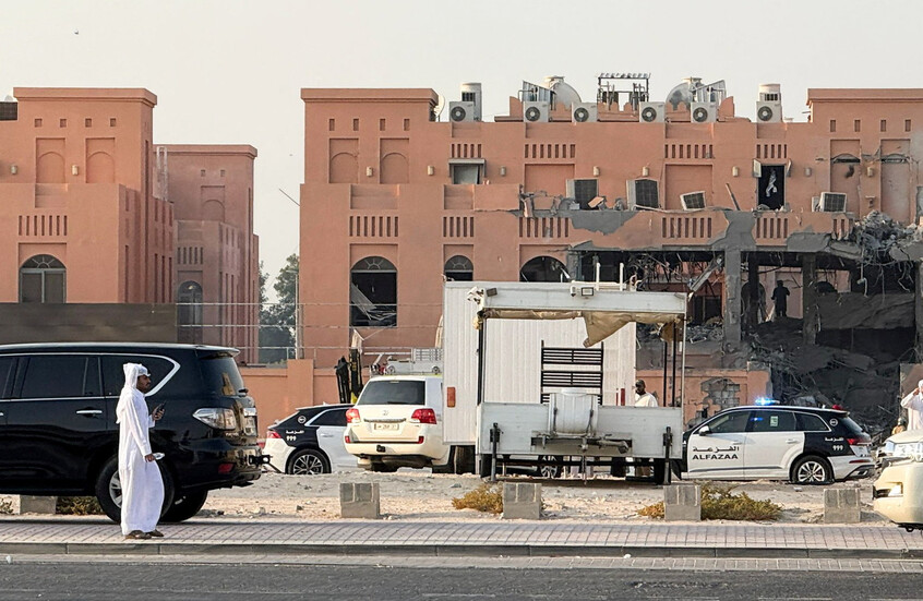 "دخان متصاعد ودمار".. فيديو وصور توثق آثار عملية "يوم الحساب" الإسرائيلية في الدوحة