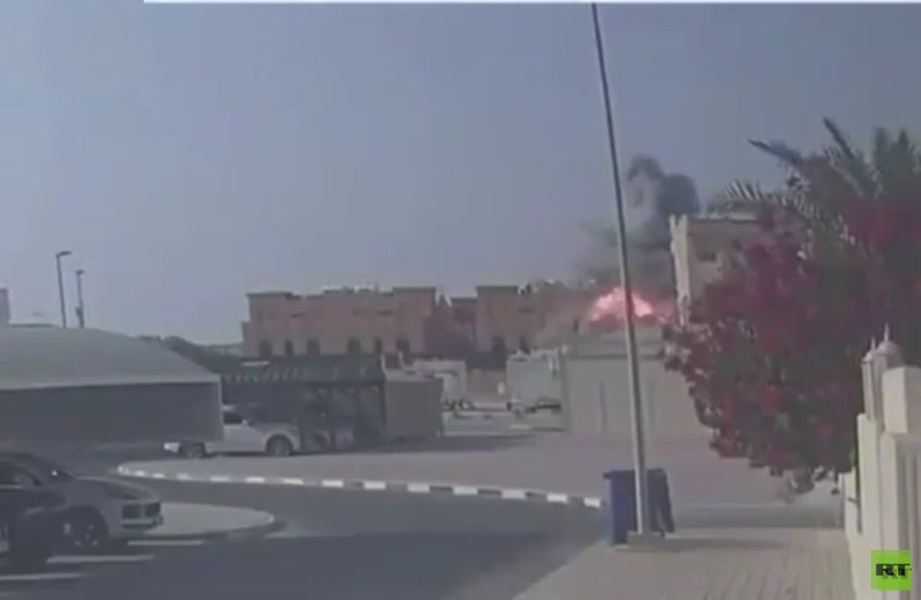 شاهد.. أول فيديو يوثق بوضوح القصف الإسرائيلي على مقر حماس في الدوحة