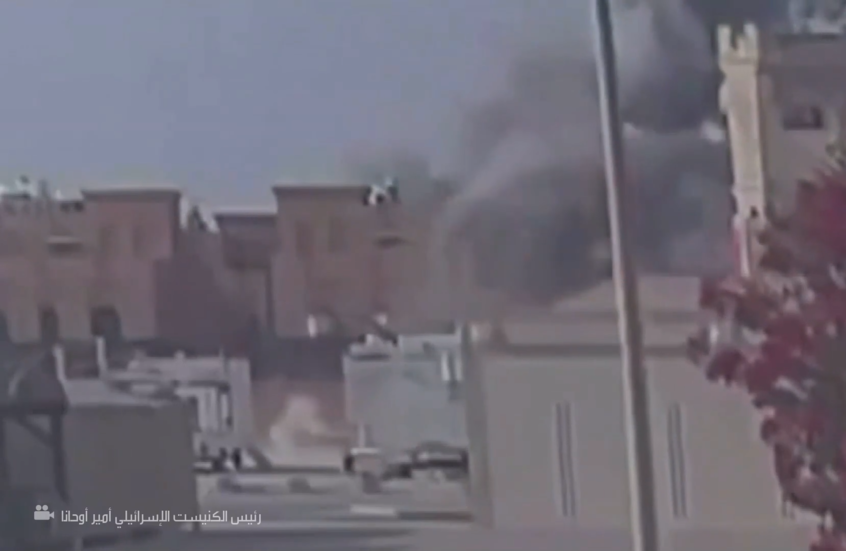كاميرا مراقبة توثق لحظة الهجوم الإسرائيلي على مقر سكني لقيادة حماس في الدوحة