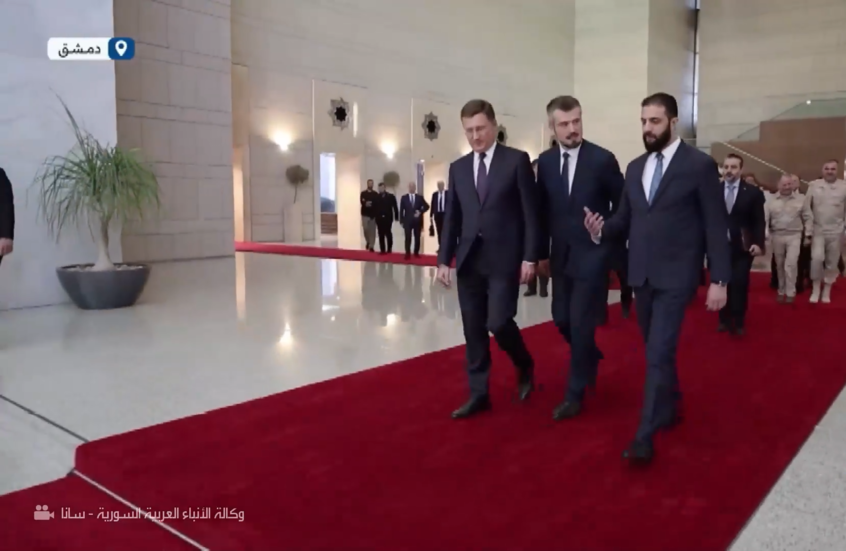 مشاهد من لقاء الرئيس السوري بنائب رئيس الوزراء الروسي في دمشق