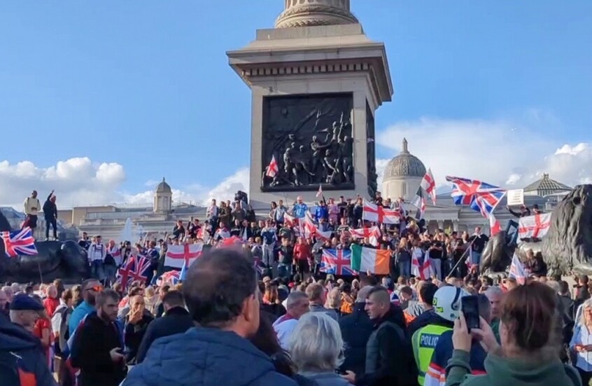 "أكبر احتجاج يميني منذ عقود".. وسائل الإعلام العالمية تشير إلى العدد القياسي للمتظاهرين في لندن
