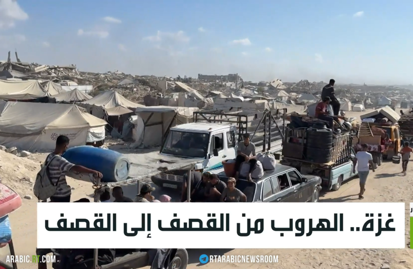 غزة.. الهروب من القصف إلى القصف