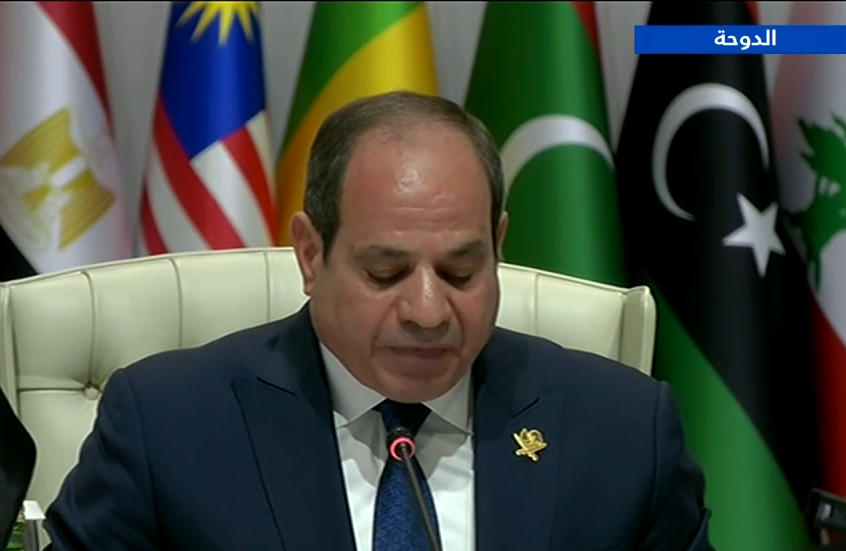 السيسي يطالب بإنشاء آلية عربية إسلامية لمواجهة التحديات الكبرى
