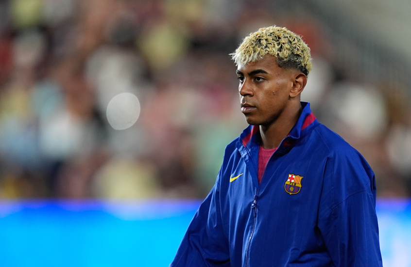 تحديد موقف لامين جمال من المشاركة مع برشلونة في مواجهة نيوكاسل