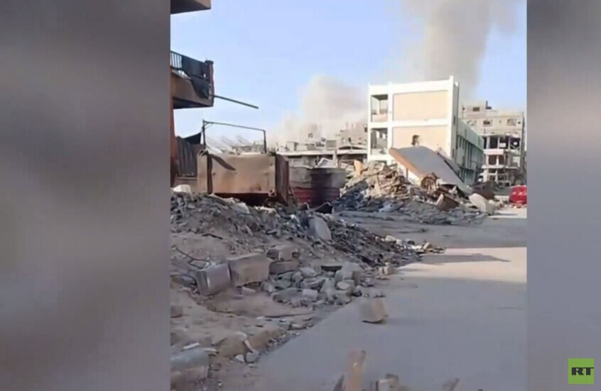 غزة.. مشاهد للدمار الهائل في حي الشيخ رضوان