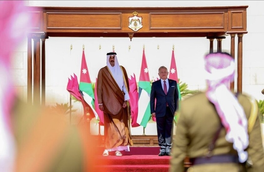 ملك الأردن وأمير قطر يؤكدان أهمية التوصل إلى حلول سياسية لأزمات المنطقة - RT Arabic
