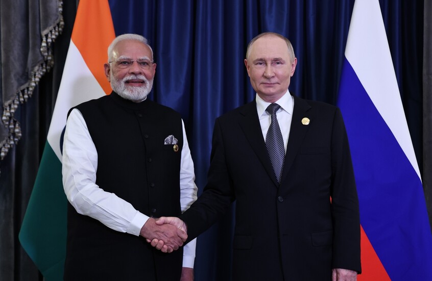 الكرملين: بوتين ومودي يناقشان الأزمة الأوكرانية