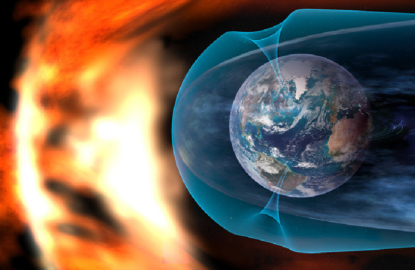 المجال المغناطيسي للأرض يستقر بعد موجة من التوهجات الشمسية