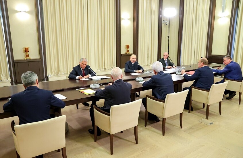 فولودين يكشف عن بعض الحديث الذي جرى في الجزء المغلق مع بوتين