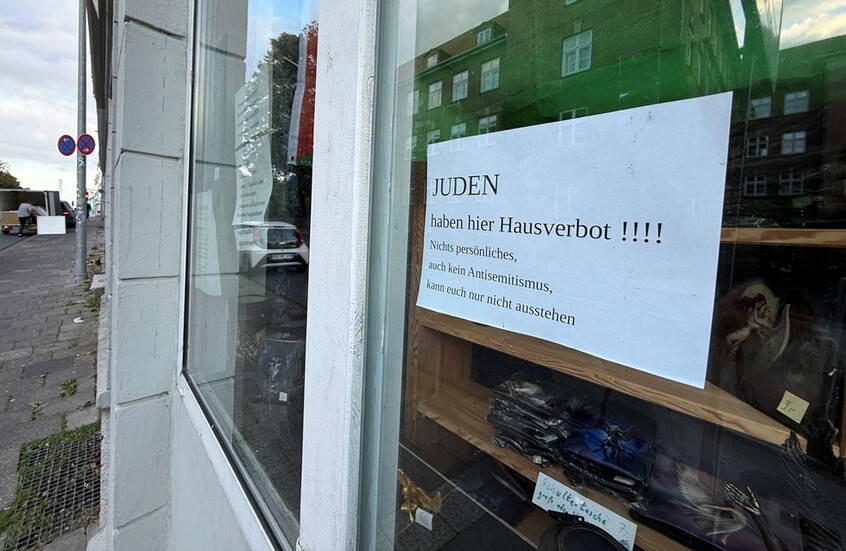 ألمانيا.. الادعاء العام يحقق مع متجر بفلنسبورغ لتعليقه لافتة: "اليهود ممنوعون هنا" (صور)