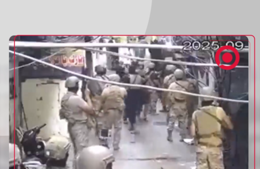 الجيش اللبناني ينفذ عملية أمنية واسعة النطاق في مخيم شاتيلا
