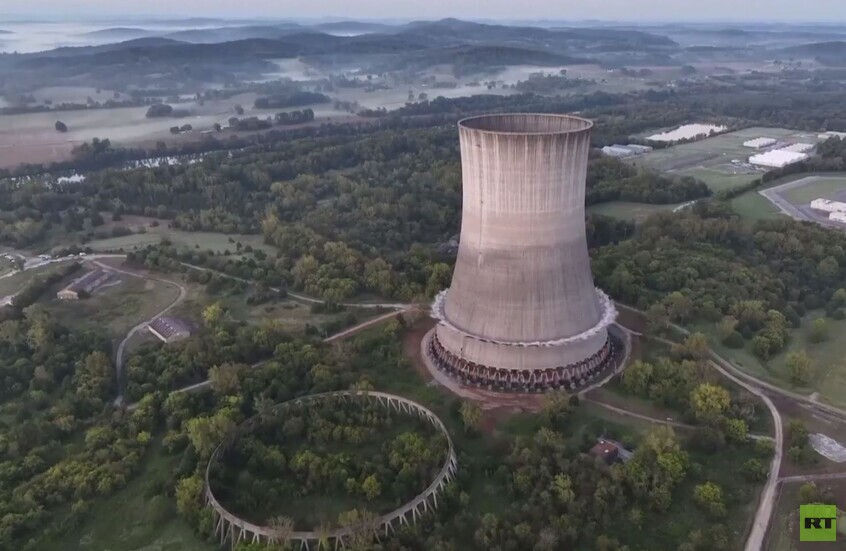 الولايات المتحدة.. انهيار برج تبريد نووي في تينيسي