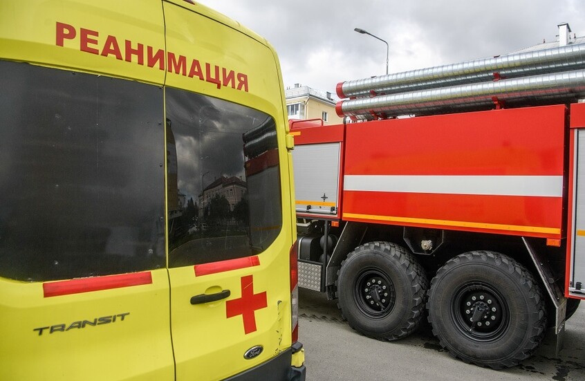 انهيار جزء من مبنى مدرسة في مدينة تتارسك الروسية (فيديو+صور)