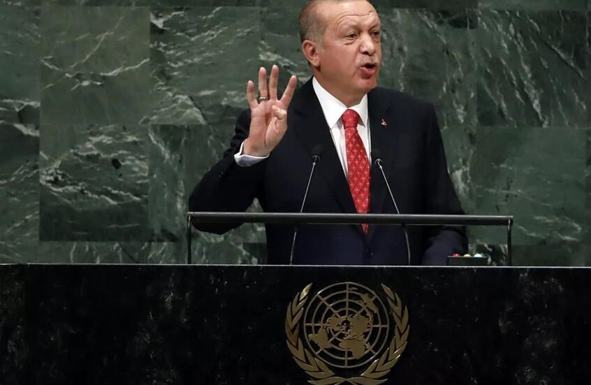 الرئاسة التركية توضح سبب إغلاق ميكروفون أردوغان في الجمعية العامة للأمم المتحدة
