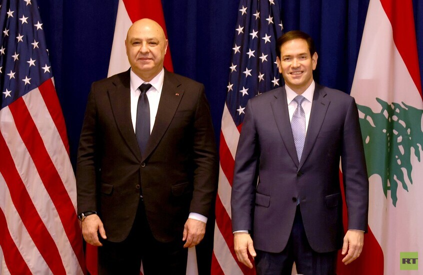 عون يطلب من روبيو الضغط على إسرائيل ودعم الجيش اللبناني