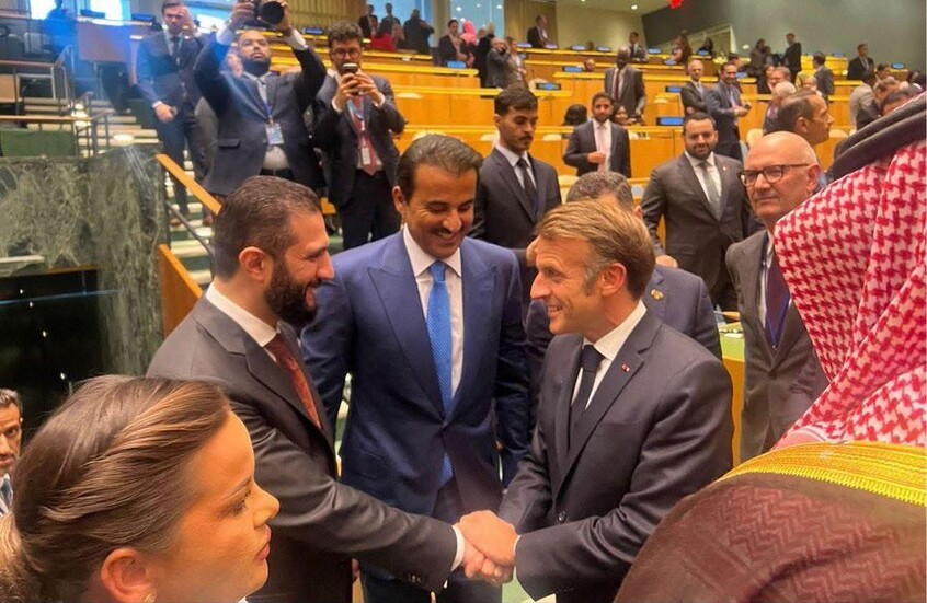 لأول مرة.. الشرع يظهر إلى جانب زعماء العالم في قاعة الأمم المتحدة