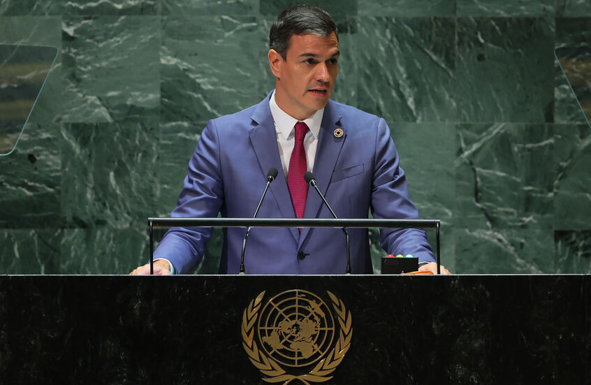 سانشيز: الاعتراف بالدولة الفلسطينية ملح لكن الأهم بقاء الشعب الفلسطيني فيها