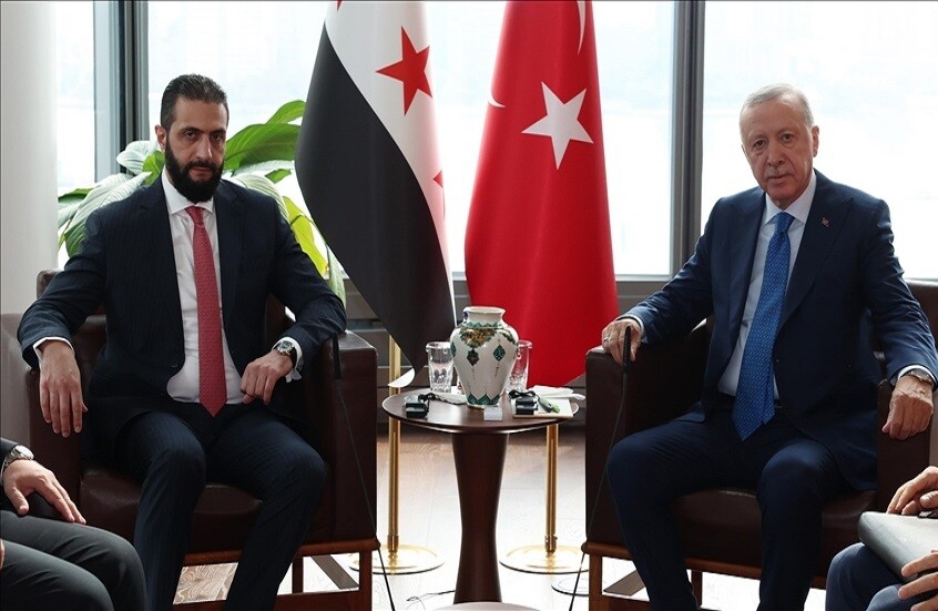 أردوغان يستضيف الشرع في البيت التركي بنيويورك ـ فيديو