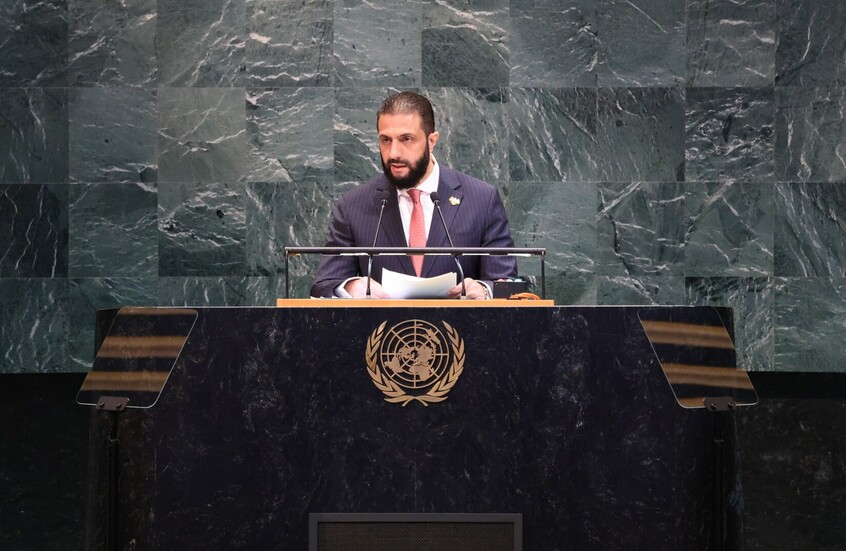 الشرع: جئتكم من عاصمة التاريخ ومهد الحضارات والحكاية السورية مستمرة ولم تنته بعد (فيديو)