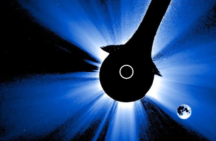 حدث فلكي نادر.. رصد كسوف شمسي كامل من خارج الأرض