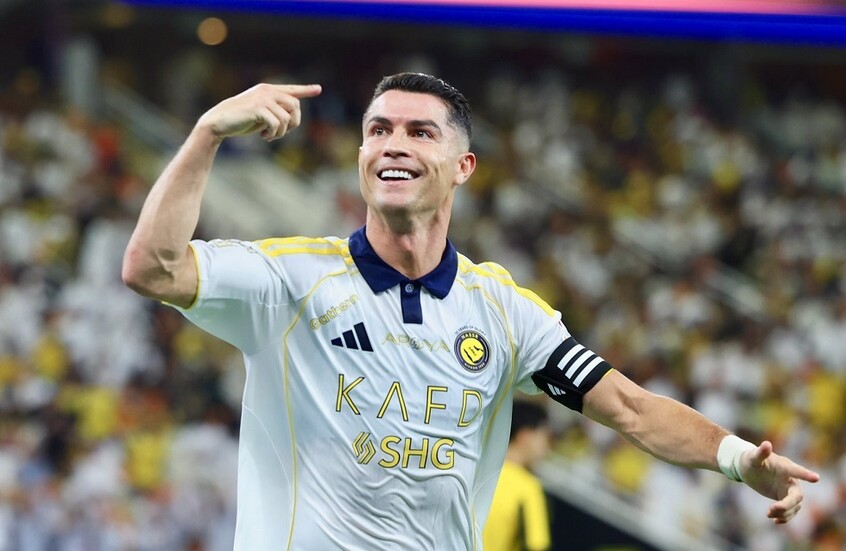 رونالدو يحطم رقم المغربي حمد الله في الدوري السعودي