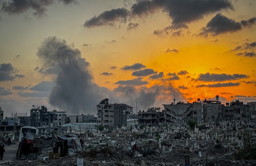 بيت حانون محيت عن الوجود.. مدينة كاملة تتحول إلى ركام شمال غزة (صورة + فيديو)