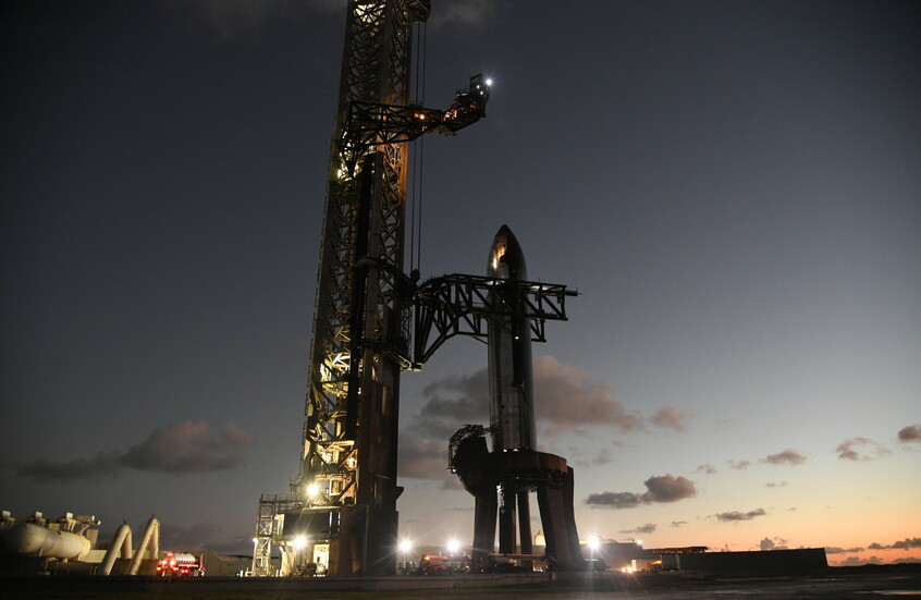 "سبيس إكس" تعلن موعد الاختبار القادم لمركبة Starship