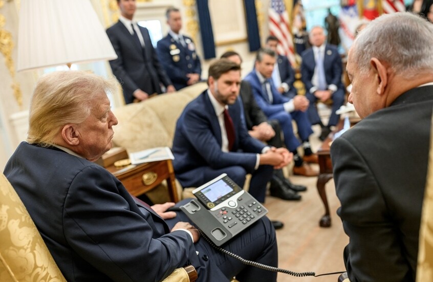 البيت الأبيض ينشر لقطات من اعتذار نتنياهو لقطر