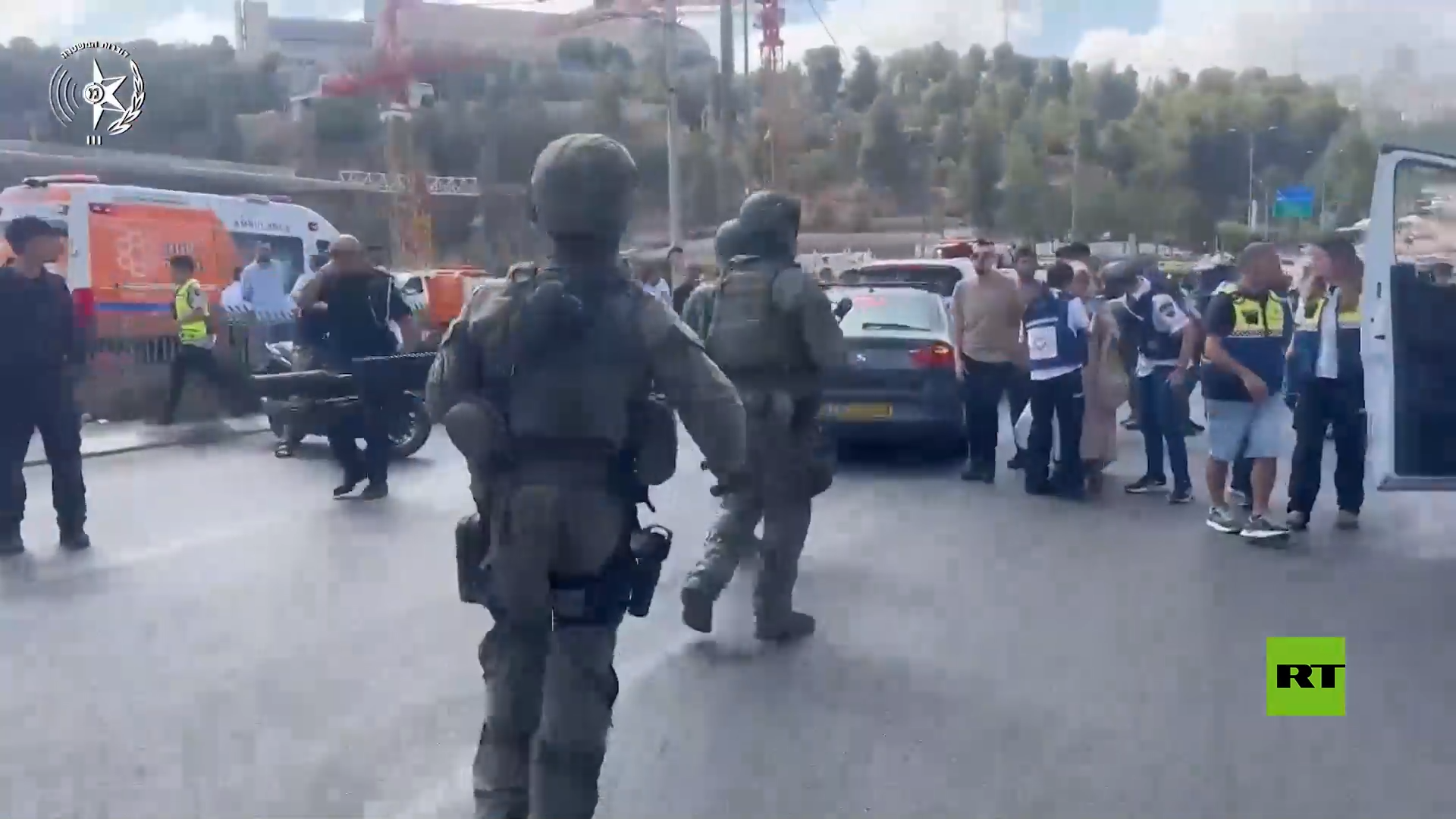 مشاهد من مكان إطلاق النار في القدس أودى بحياة 6 أشخاص