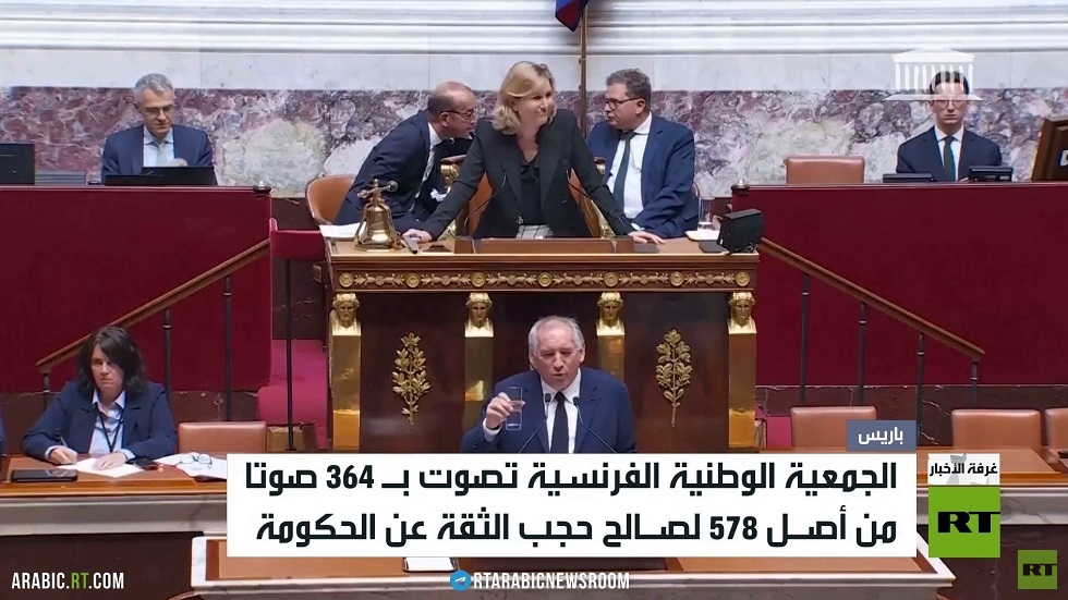 البرلمان الفرنسي يحجب الثقة عن الحكومة