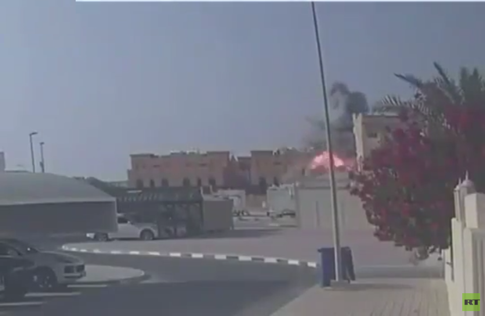 شاهد.. أول فيديو يوثق بوضوح القصف الإسرائيلي على مقر حماس في الدوحة