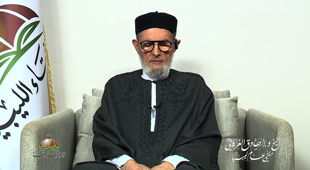 وصفه بـ"العار".. المفتي الشيخ الصادق الغرياني يحذر من مخطط لنقل مهجري غزة إلى ليبيا (فيديو)