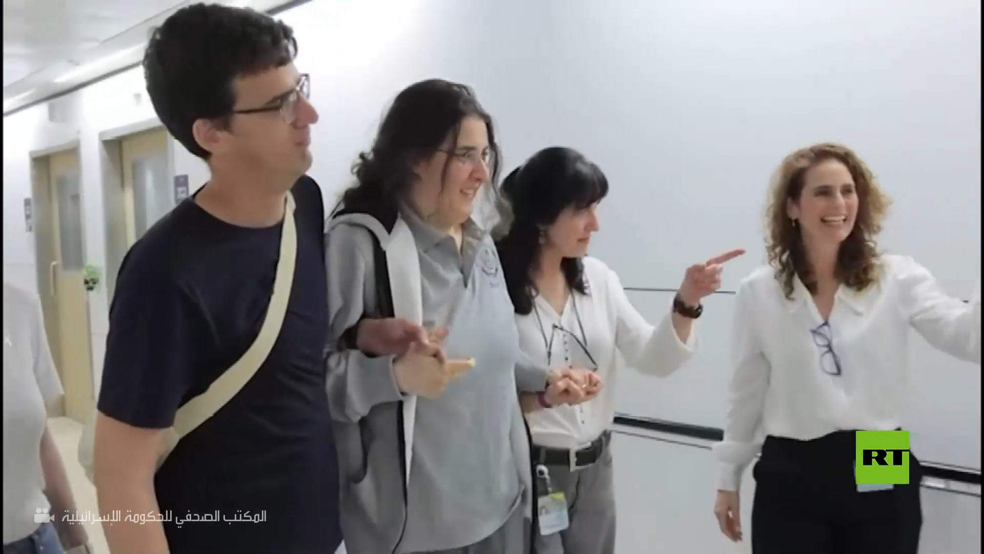 اللقطات الأولى للباحثة الإسرائيلية الروسية إليزابيث تسوركوف بعد إطلاق سراحها في العراق