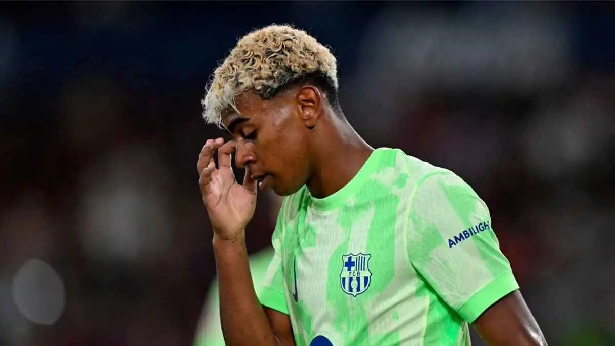 رد فعل لامين جمال بعد أهداف برشلونة أمام فالنسيالا(فيديو)