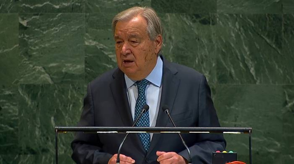 غوتيريش: الأمم المتحدة ليست مكانا للالتقاء بل بوصلة أخلاقية وقوة لحفظ السلام وحراسة القانون الدولي
