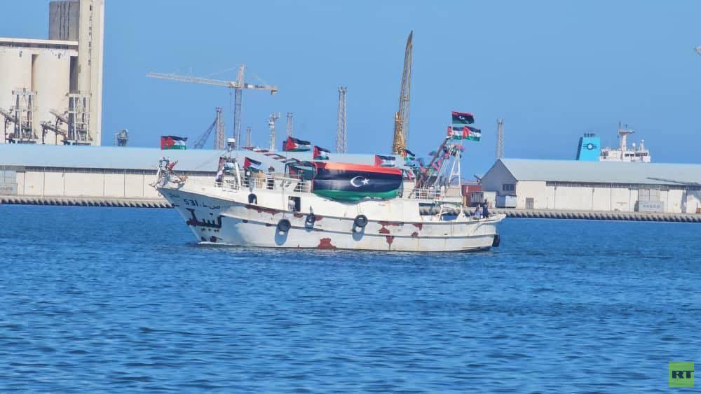 تشويش إسرائيلي يستهدف موقع تتبع سفينة "عمر المختار" ضمن أسطول الصمود المتجه إلى غزة