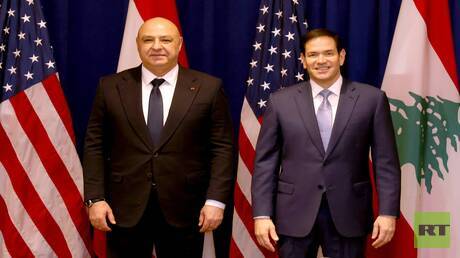 عون يطلب من روبيو الضغط على إسرائيل ودعم الجيش اللبناني