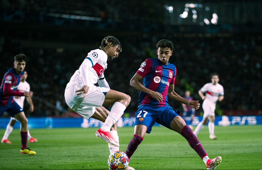 التشكيلة الأساسية لمواجهة برشلونة وباريس سان جيرمان